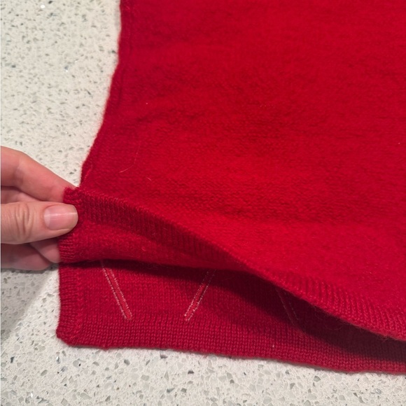 Vintage Pendleton Red Argyle Knit Vest with Gold Buttons - Picture 7 of 7